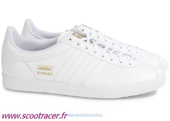 adidas gazelle cuir blanc femme