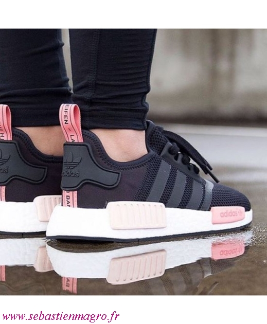 adidas noir et rose femme