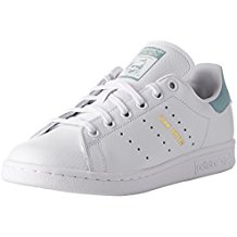 stan smith femme blanc et bleu