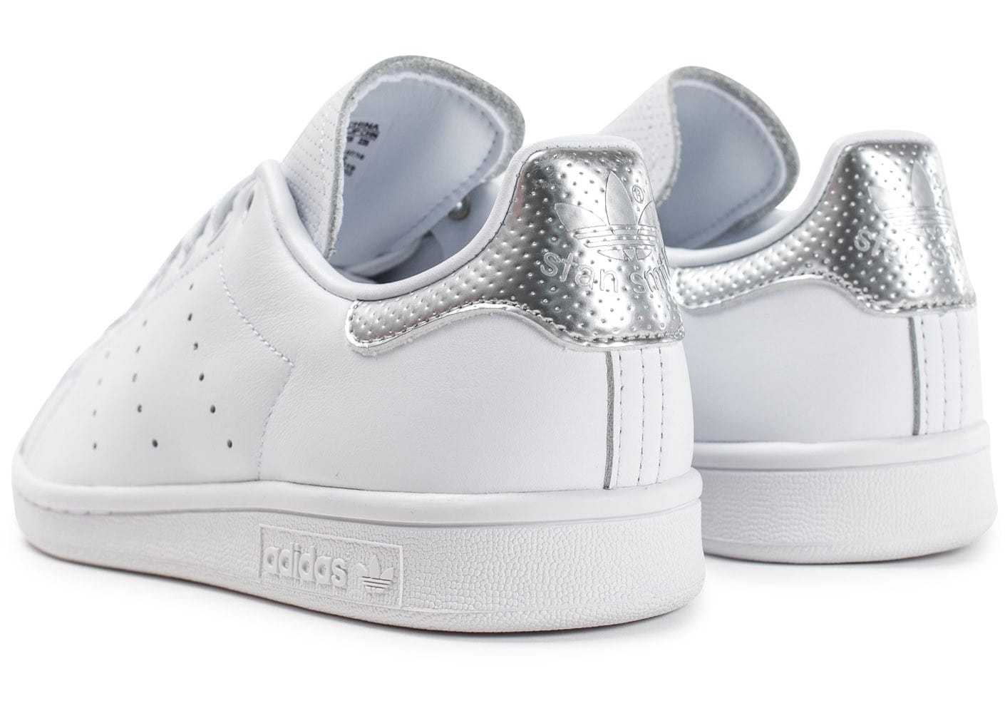 stan smith argentées femme