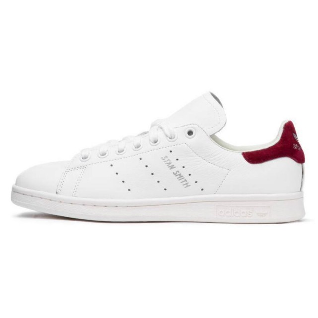 stan smith blanche et bordeaux femme