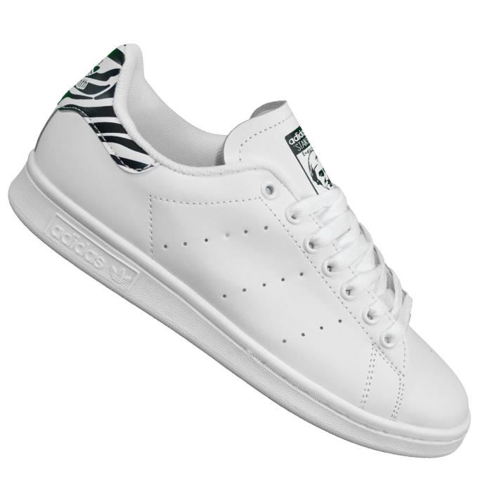 stan smith femme pas cher rouge