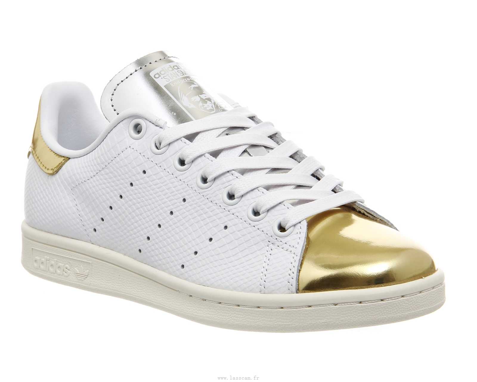 stan smith croco homme or