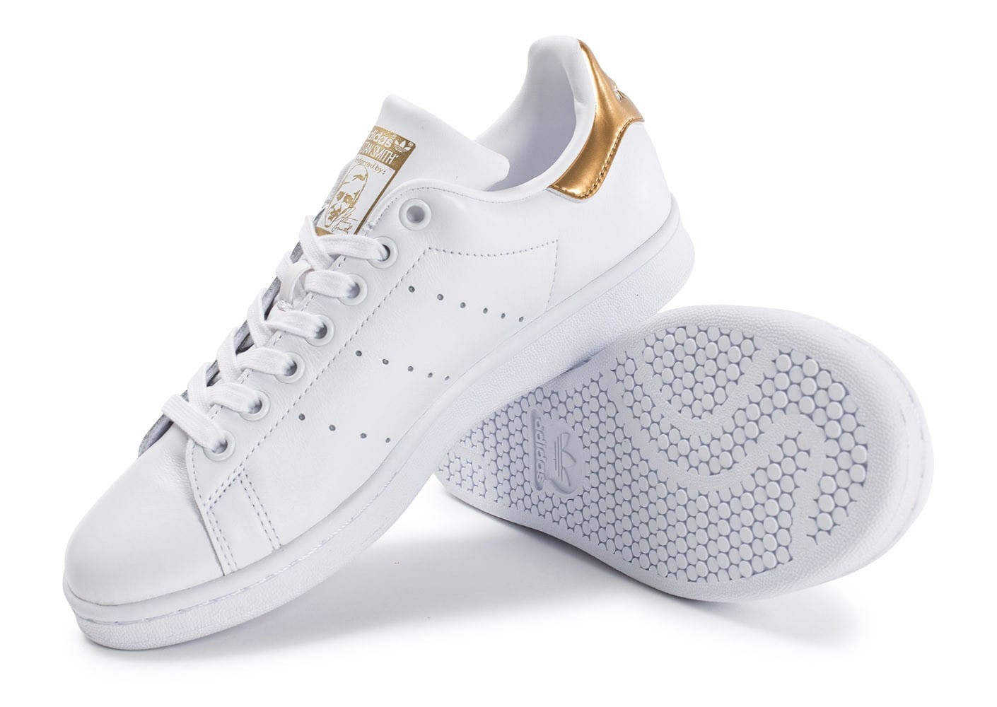 stan smith scratch blanche or