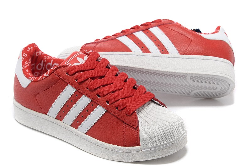 adidas superstar 2 femme rouge