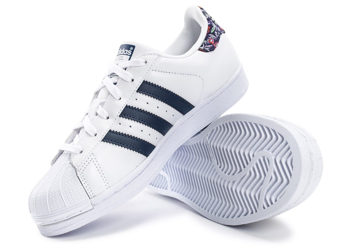 adidas superstar bleu marine pas cher