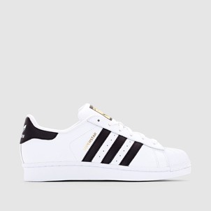 superstar femme croco blanche