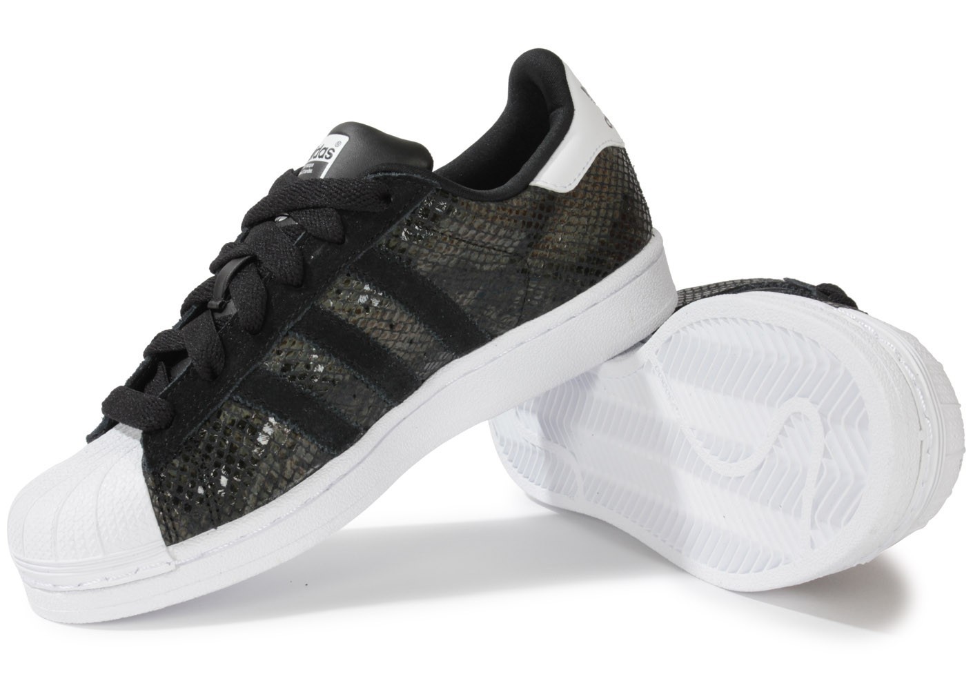 superstar noir et blanche pailletée