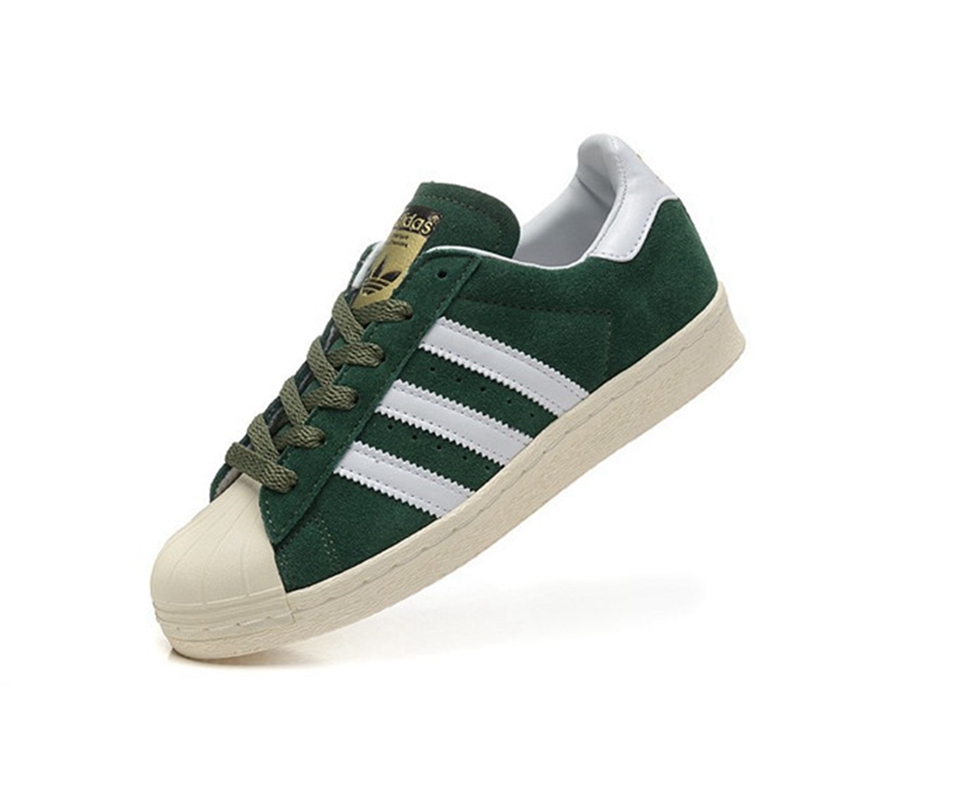 adidas superstar hommes vert