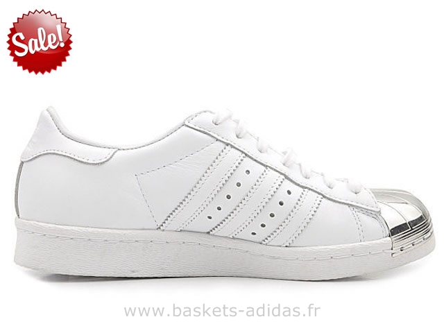 adidas superstar metal toe Or enfant