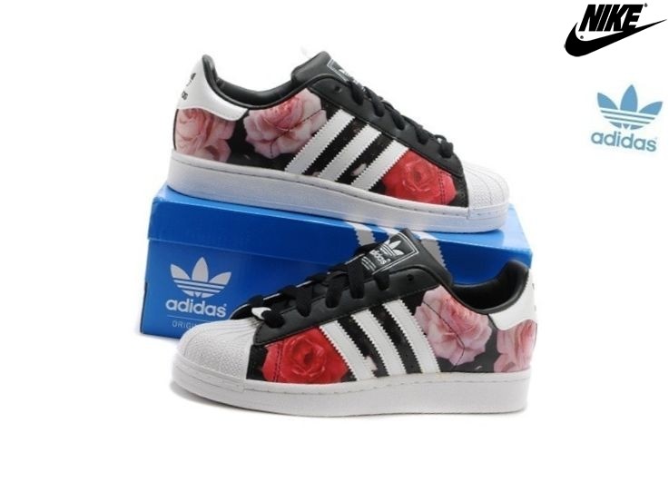 superstar adidas rouge