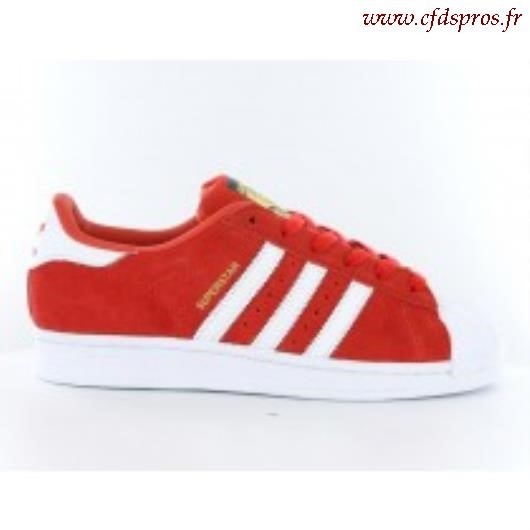 superstar adidas homme rouge