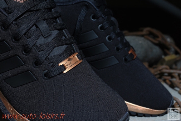 adidas zx flux noir et bronze