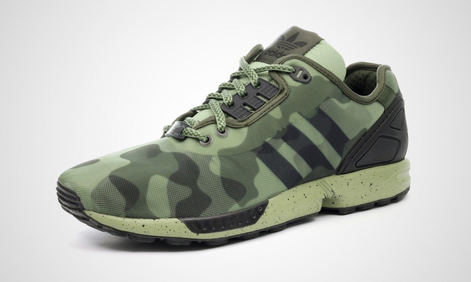 adidas zx flux camo pas cher