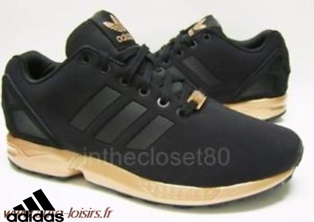 adidas zx flux femme noir et doré