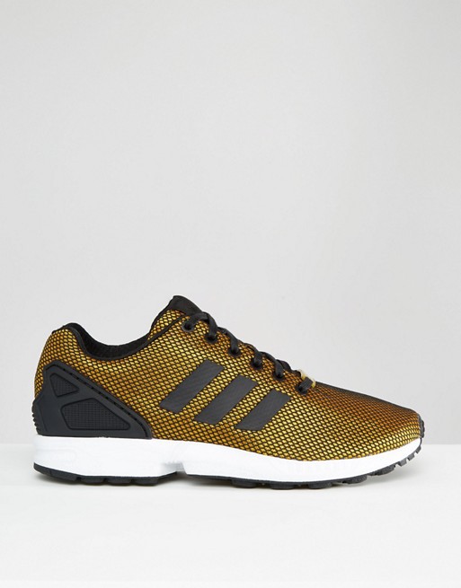 adidas zx flux noir doré