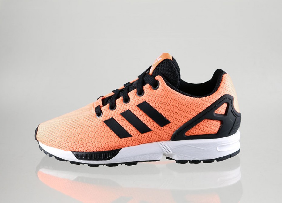 adidas zx flux orange and black