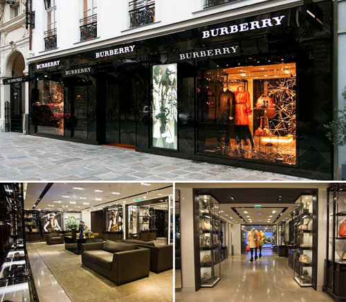 burberry paris boutique