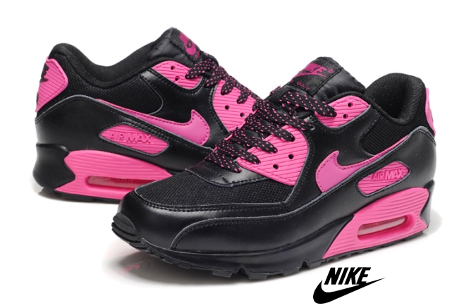 air max 90 noir rose