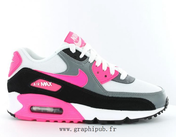 air max rose et noir femme