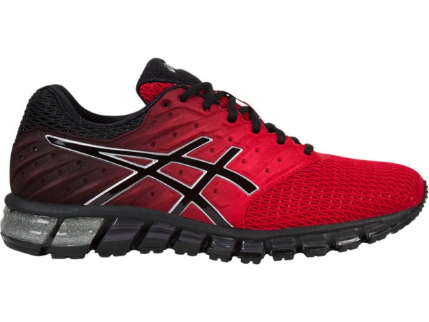 asics noir rouge