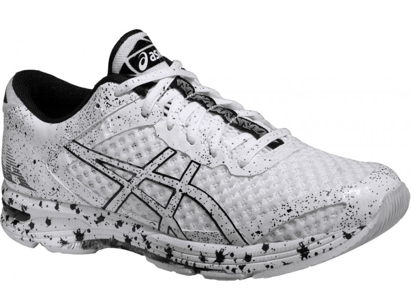 basket asics fille blanche