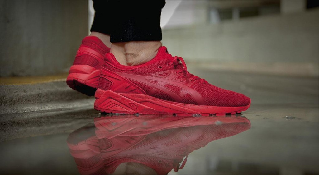 asics gel kayano junior rouge