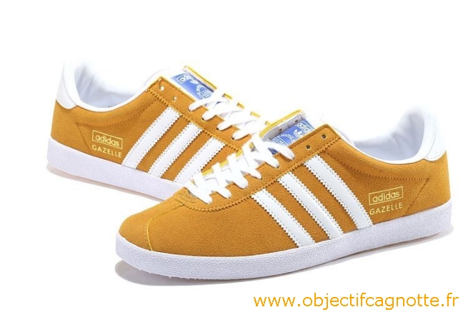 gazelle femme jaune moutarde