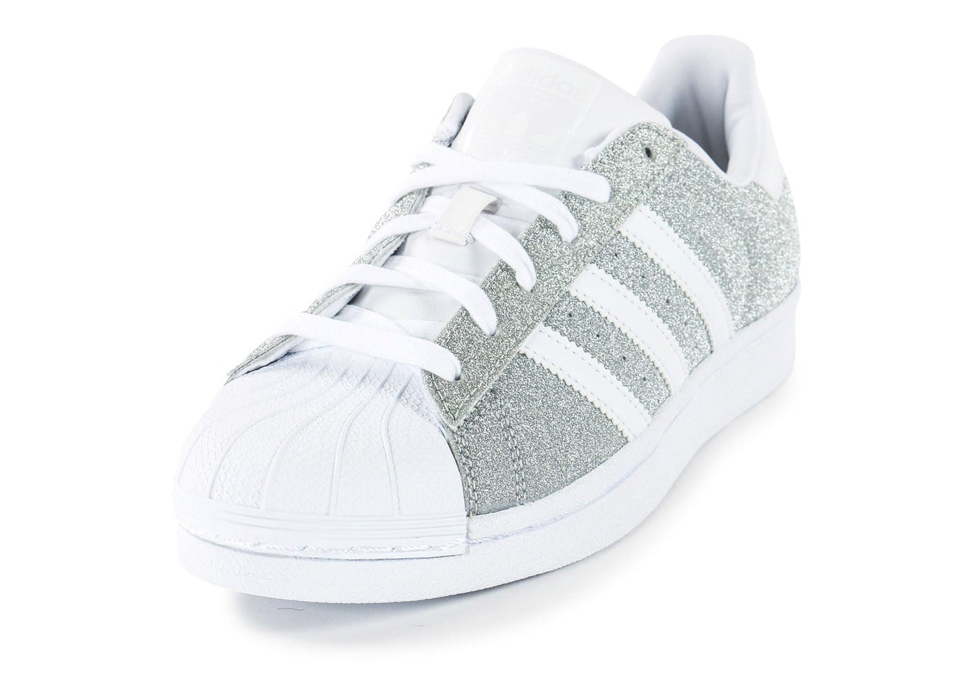 basket femme paillette argent