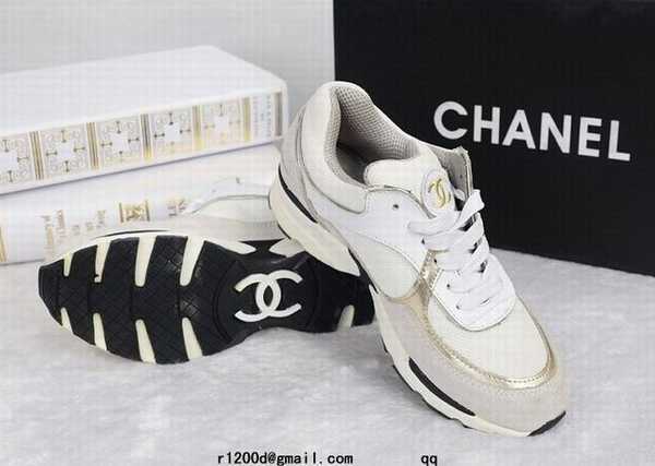 basket chanel blanche femme
