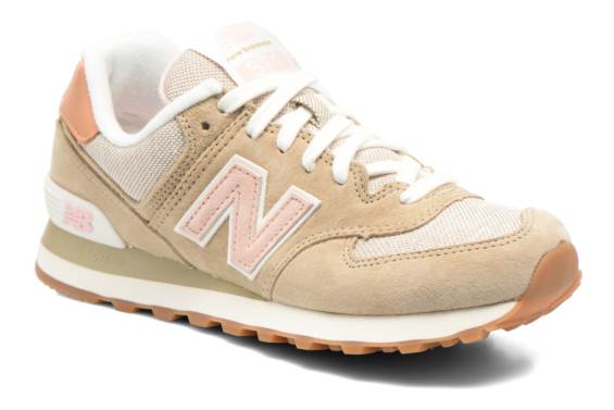 new balance beige et blanche