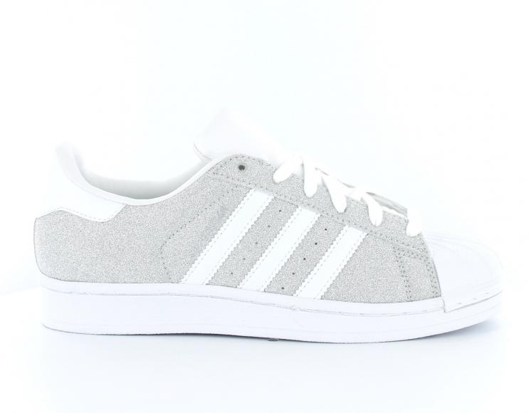 superstar grise suede