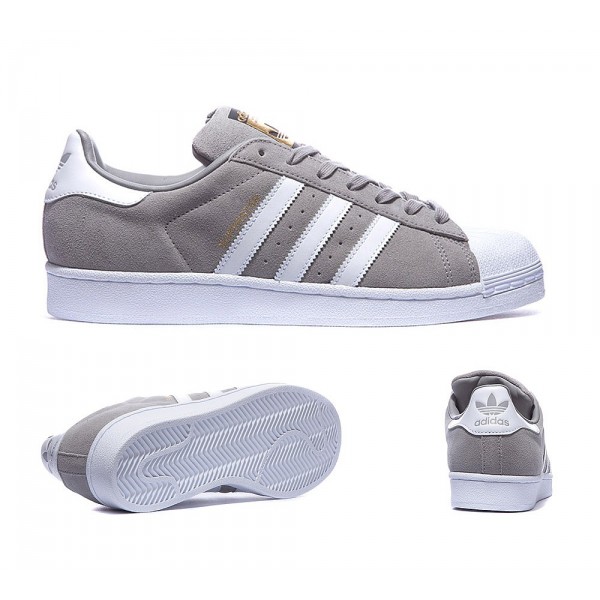 adidas superstar grise femme pas cher