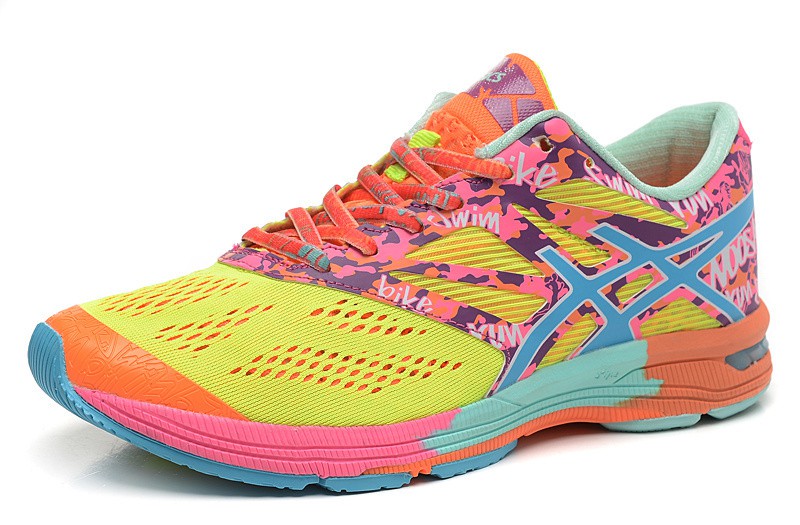 asics multicolore femme