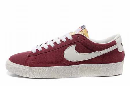 nike blazer basse bordeaux femme