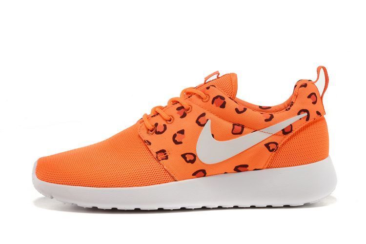 nike roshe run floral femme orange