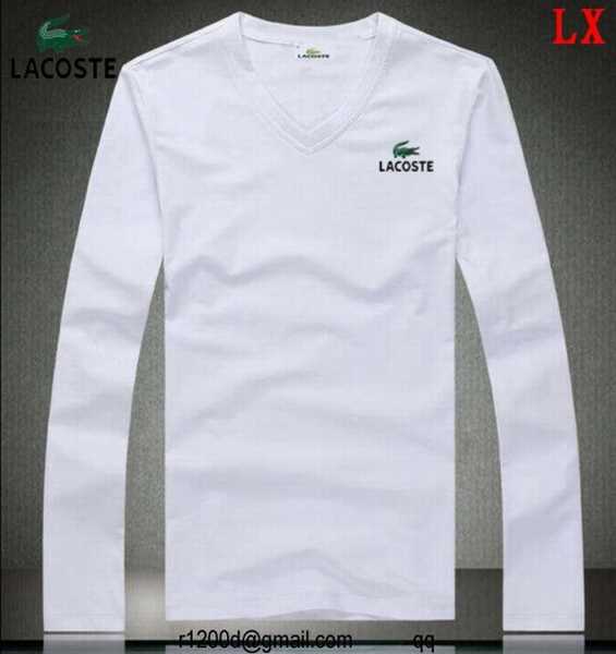 polo lacoste noir pas cher