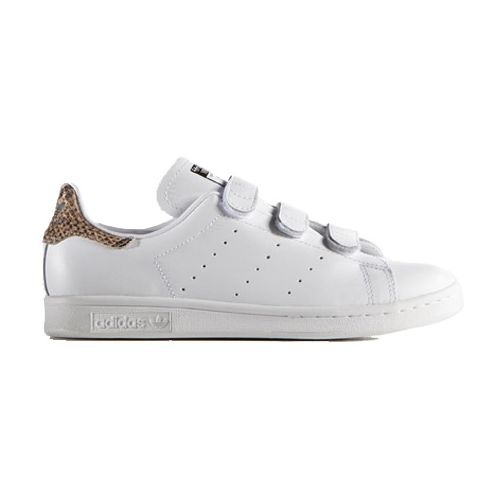 stan smith femme scratch blanche et or