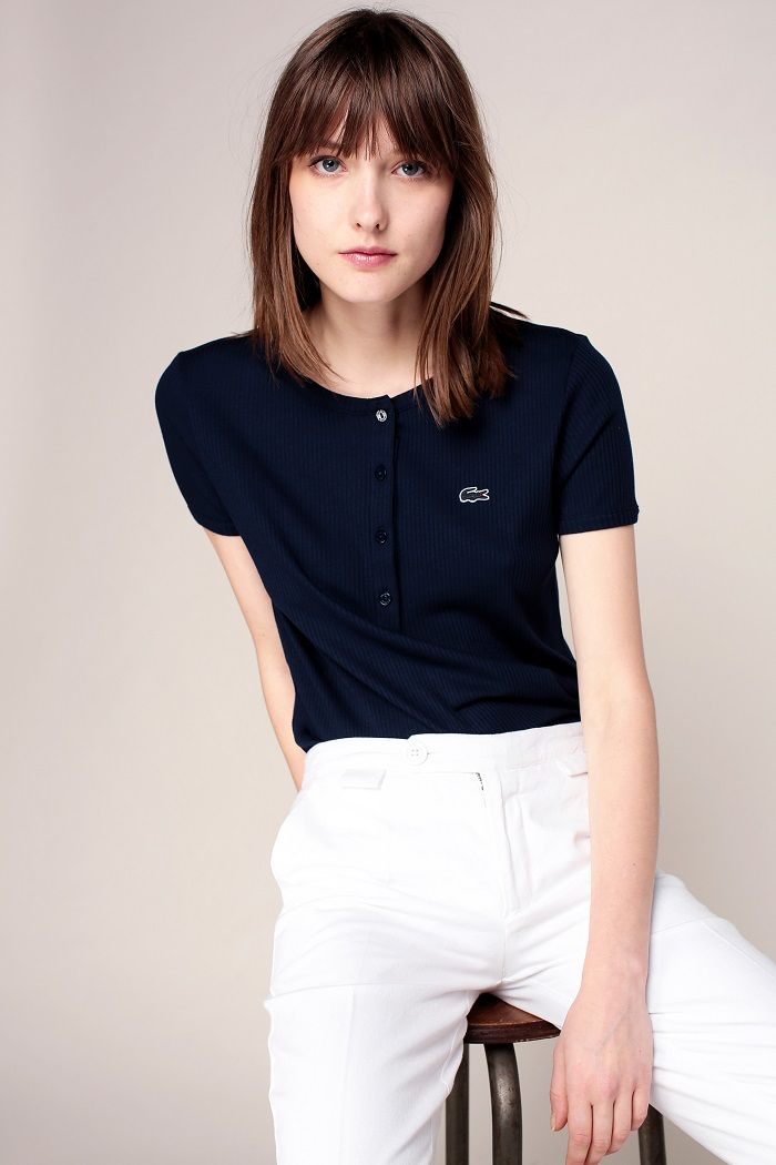 lacoste tee shirt femme