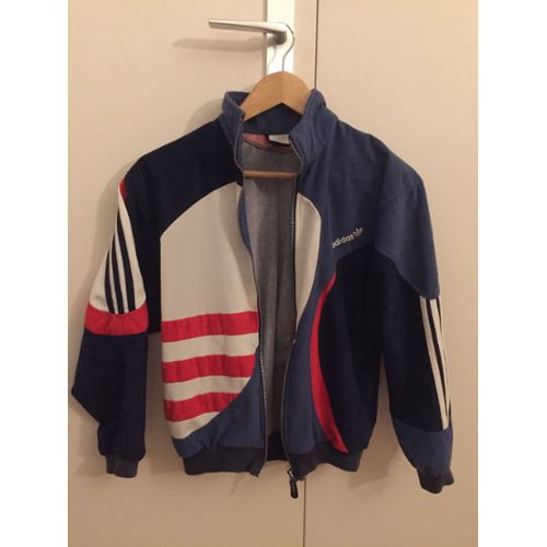 veste adidas vintage rouge